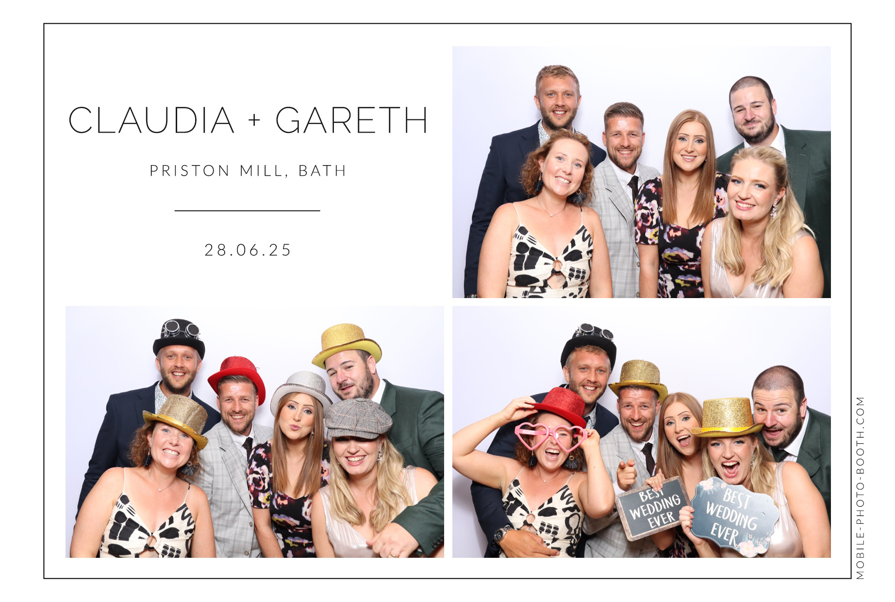 Claudia & Gareth | View more photos from the event at images.mobile-photo-booth.com/u/MobilePhotoBoothUK/Claudia-Gareth