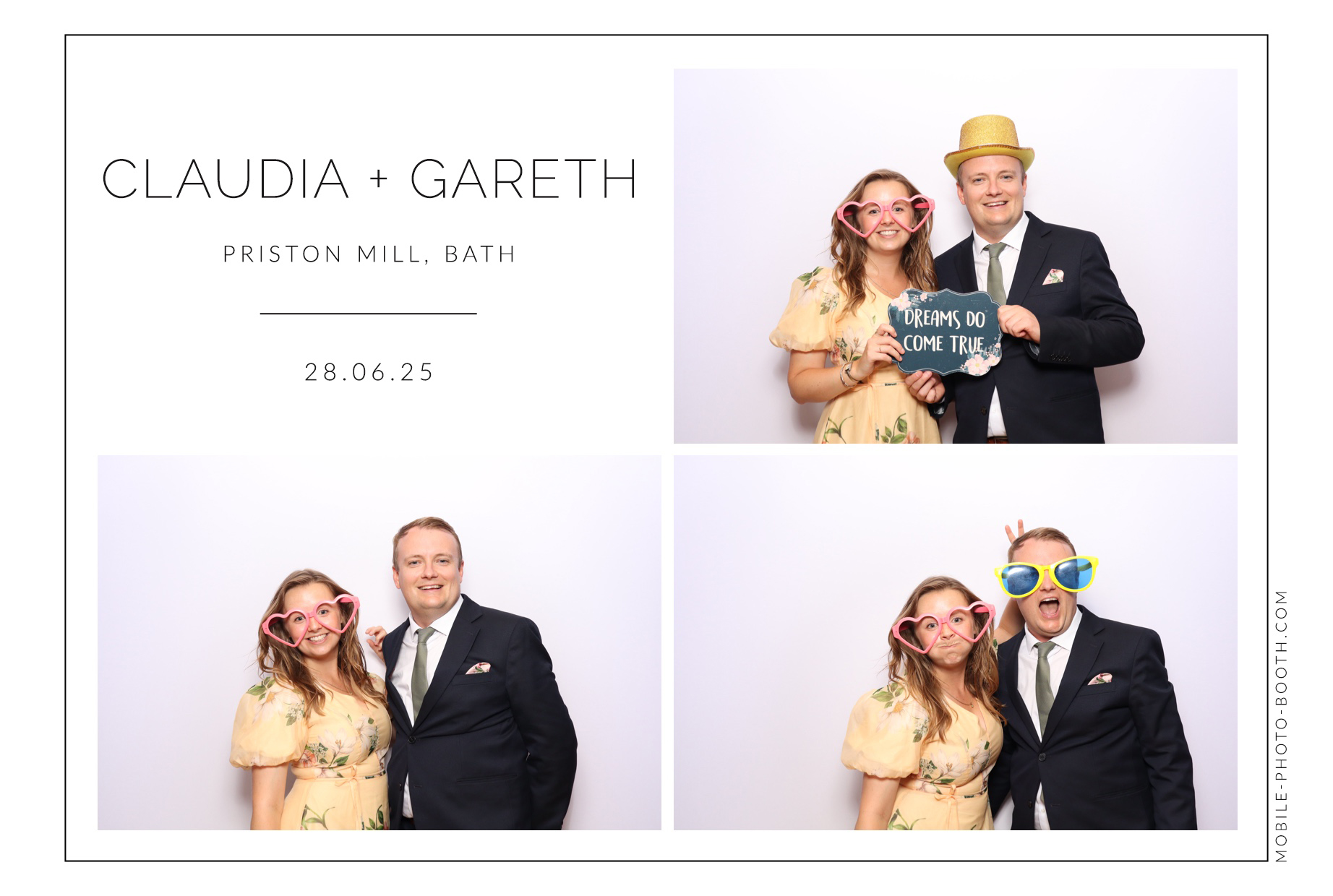 Claudia & Gareth | View more photos from the event at images.mobile-photo-booth.com/u/MobilePhotoBoothUK/Claudia-Gareth