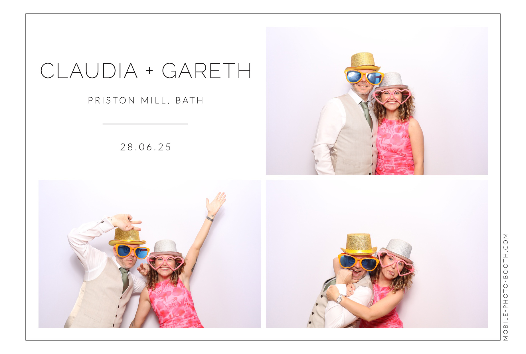 Claudia & Gareth | View more photos from the event at images.mobile-photo-booth.com/u/MobilePhotoBoothUK/Claudia-Gareth