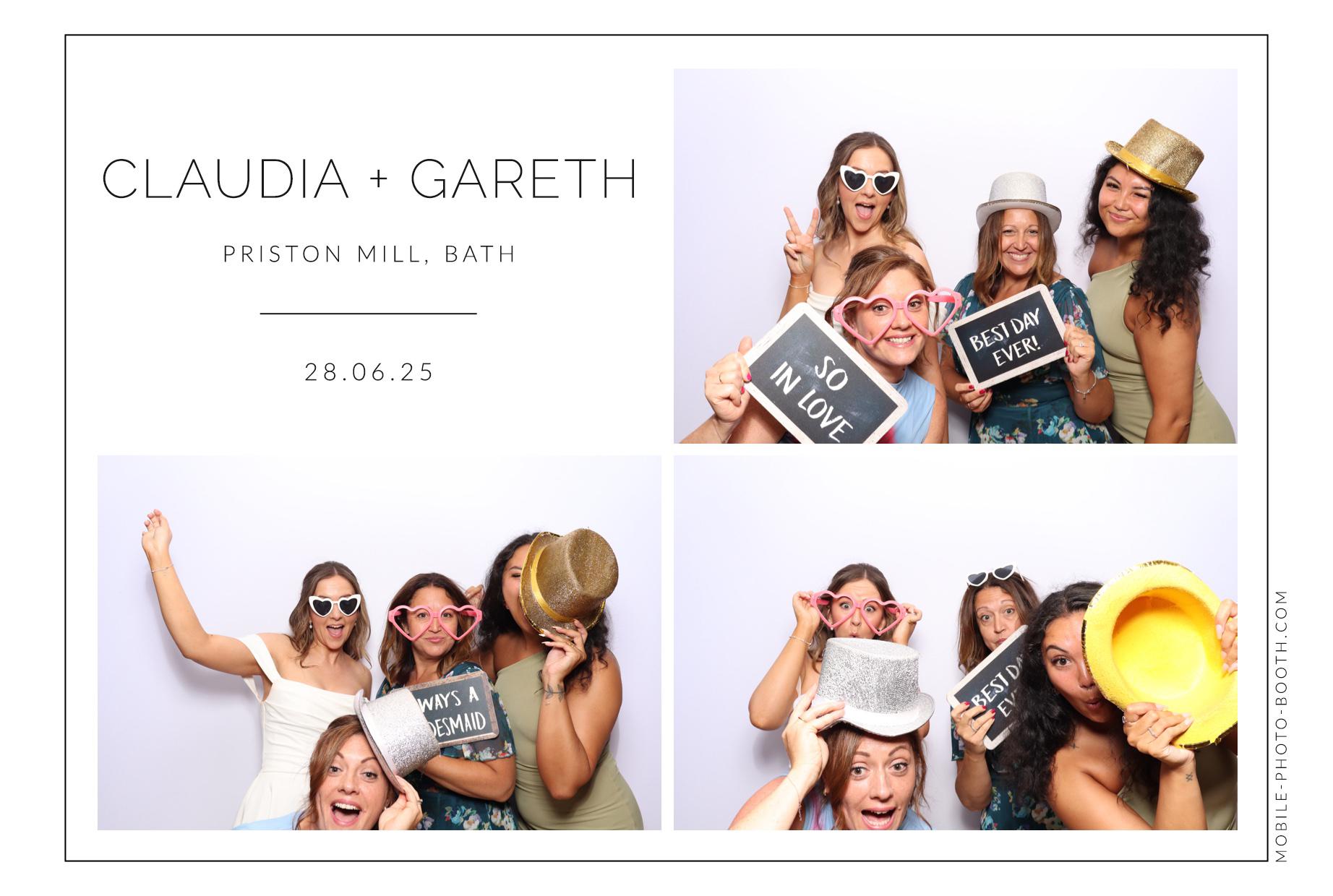 Claudia & Gareth | View more photos from the event at images.mobile-photo-booth.com/u/MobilePhotoBoothUK/Claudia-Gareth