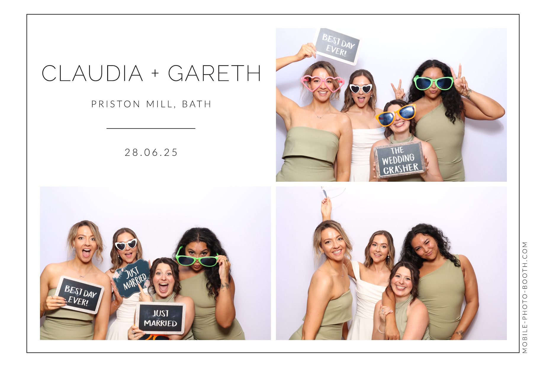 Claudia & Gareth | View more photos from the event at images.mobile-photo-booth.com/u/MobilePhotoBoothUK/Claudia-Gareth