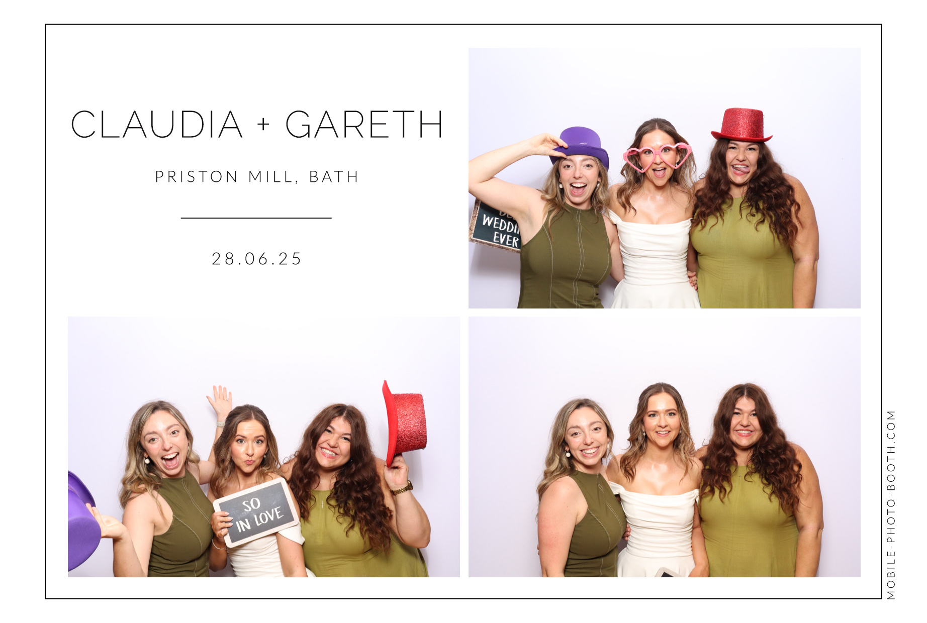 Claudia & Gareth | View more photos from the event at images.mobile-photo-booth.com/u/MobilePhotoBoothUK/Claudia-Gareth