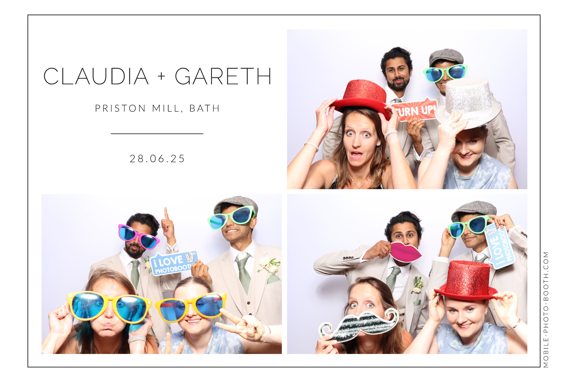 Claudia & Gareth | View more photos from the event at images.mobile-photo-booth.com/u/MobilePhotoBoothUK/Claudia-Gareth