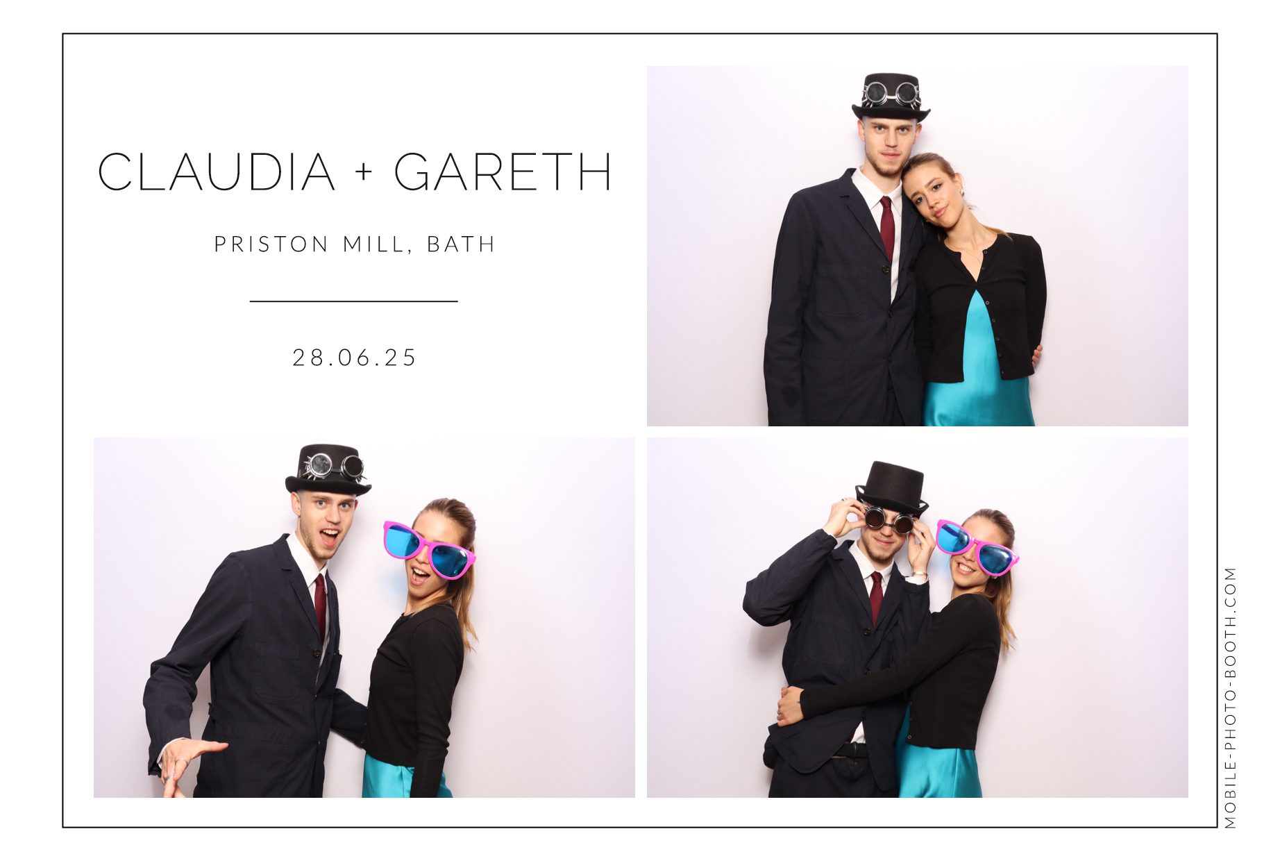 Claudia & Gareth | View more photos from the event at images.mobile-photo-booth.com/u/MobilePhotoBoothUK/Claudia-Gareth