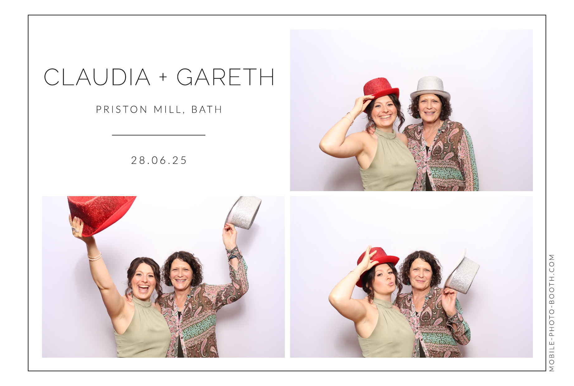 Claudia & Gareth | View more photos from the event at images.mobile-photo-booth.com/u/MobilePhotoBoothUK/Claudia-Gareth