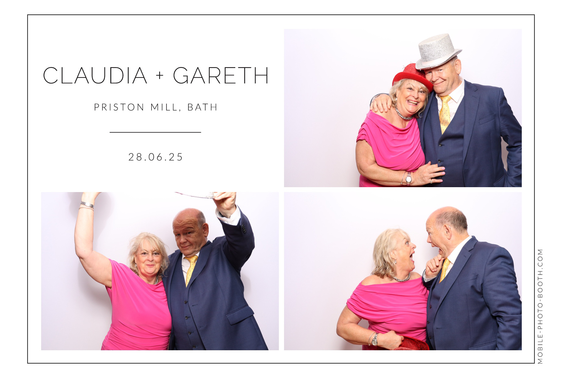Claudia & Gareth | View more photos from the event at images.mobile-photo-booth.com/u/MobilePhotoBoothUK/Claudia-Gareth