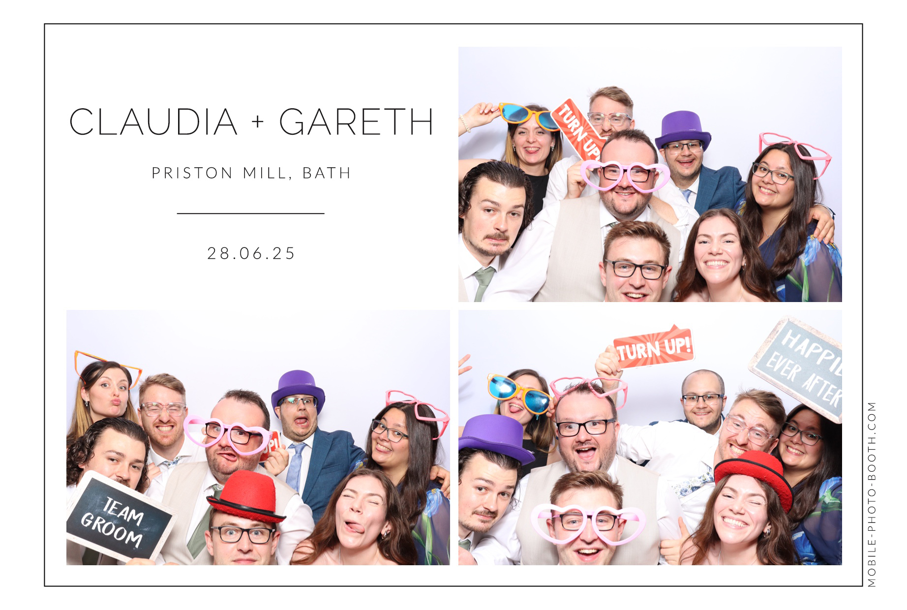 Claudia & Gareth | View more photos from the event at images.mobile-photo-booth.com/u/MobilePhotoBoothUK/Claudia-Gareth