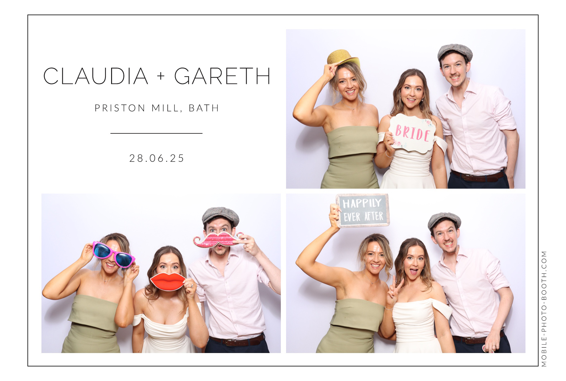 Claudia & Gareth | View more photos from the event at images.mobile-photo-booth.com/u/MobilePhotoBoothUK/Claudia-Gareth