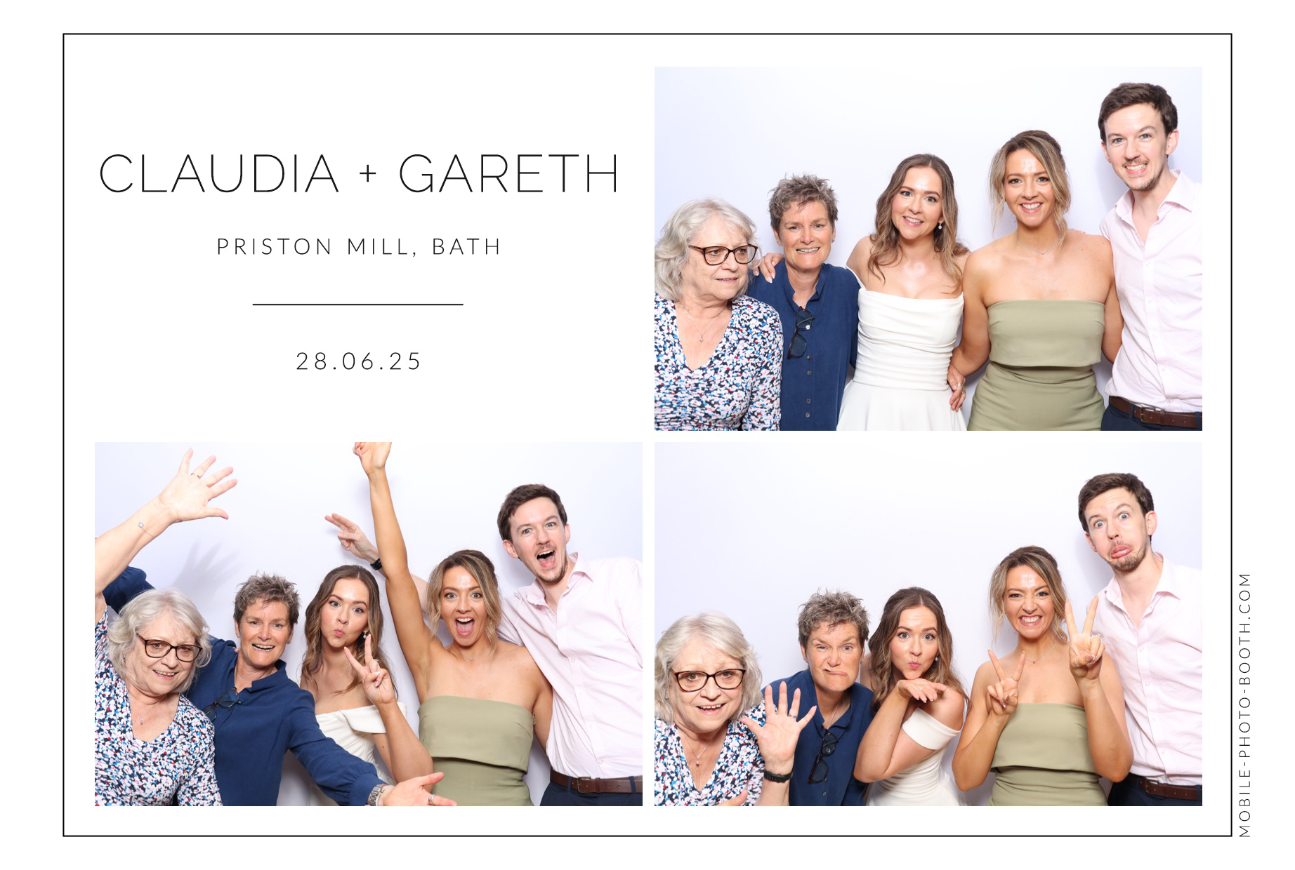 Claudia & Gareth | View more photos from the event at images.mobile-photo-booth.com/u/MobilePhotoBoothUK/Claudia-Gareth