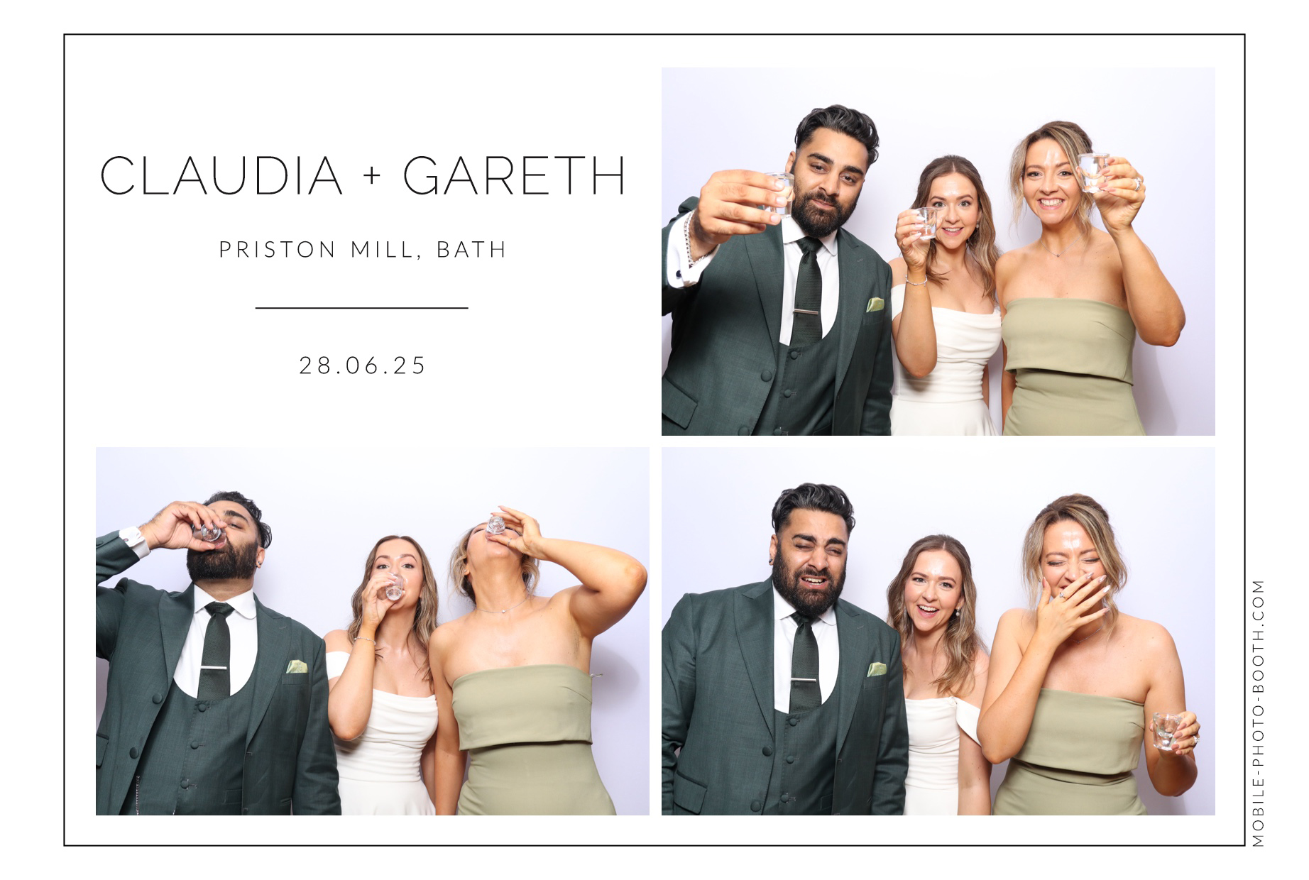 Claudia & Gareth | View more photos from the event at images.mobile-photo-booth.com/u/MobilePhotoBoothUK/Claudia-Gareth