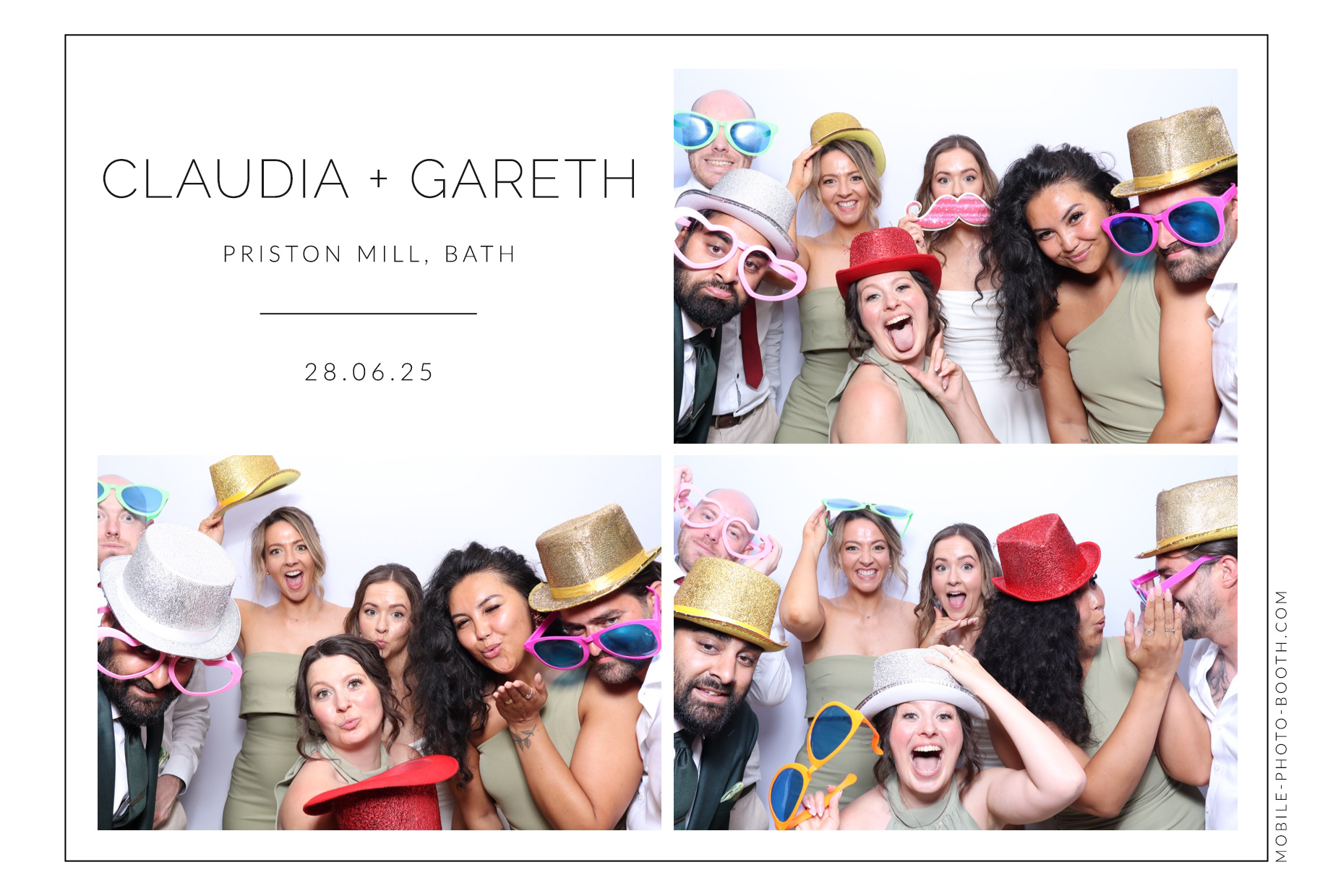 Claudia & Gareth | View more photos from the event at images.mobile-photo-booth.com/u/MobilePhotoBoothUK/Claudia-Gareth