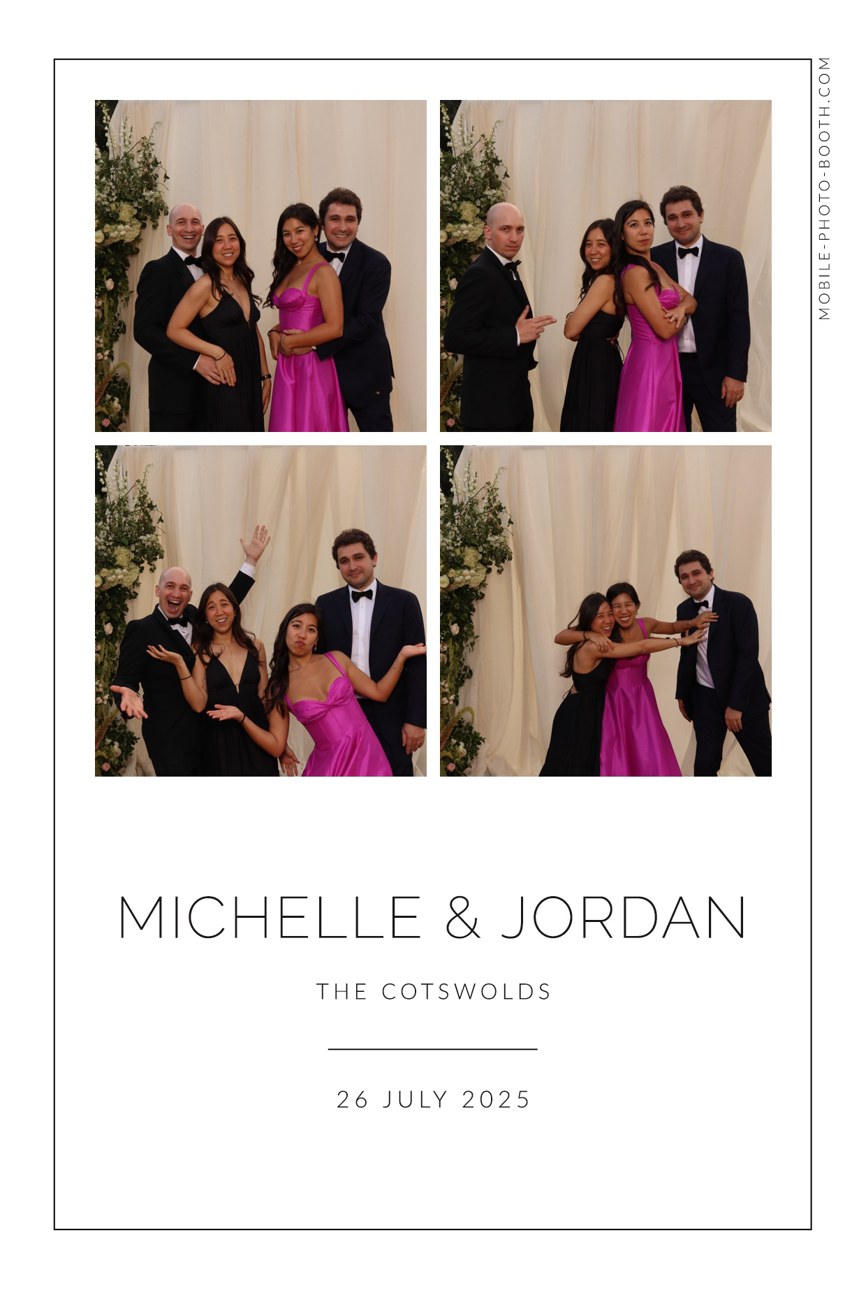 Jordan & Michelle | View more photos from the event at images.mobile-photo-booth.com/u/MobilePhotoBoothUK/Jordan-Michelle