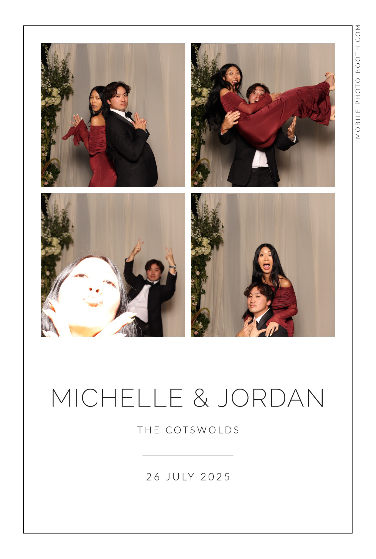 Jordan & Michelle | View more photos from the event at images.mobile-photo-booth.com/u/MobilePhotoBoothUK/Jordan-Michelle