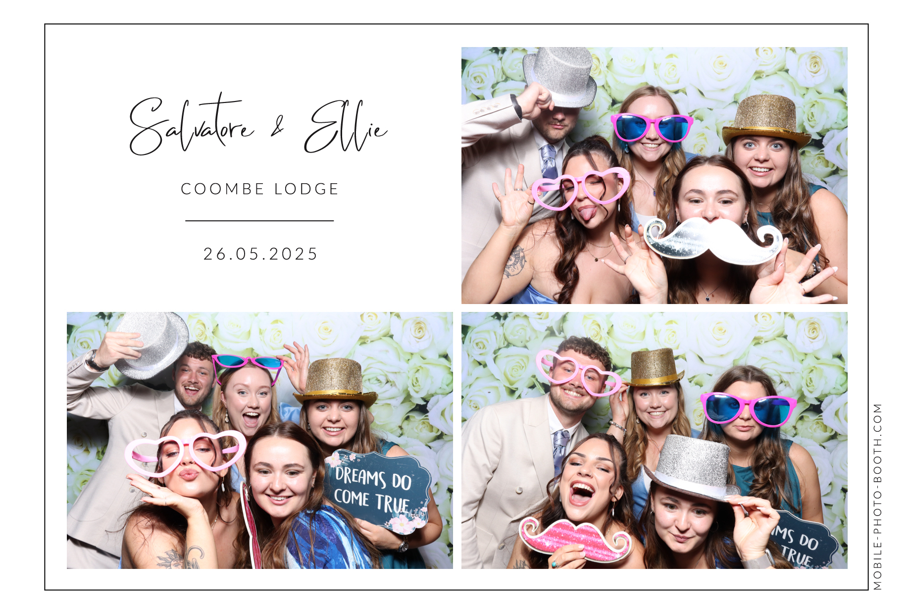 Salvatore & Ellie | View more photos from the event at images.mobile-photo-booth.com/u/MobilePhotoBoothUK/Salvatore-Ellie