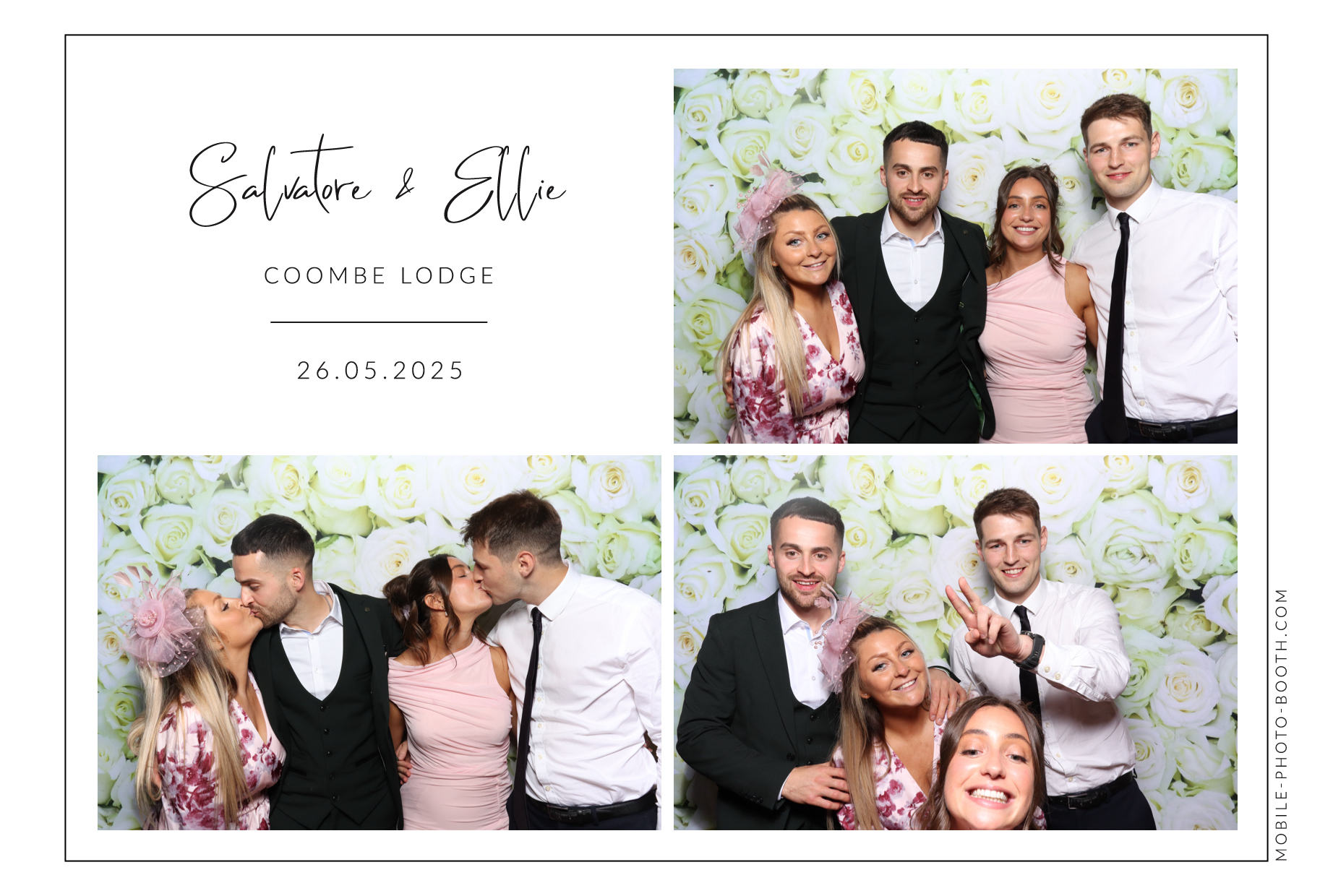Salvatore & Ellie | View more photos from the event at images.mobile-photo-booth.com/u/MobilePhotoBoothUK/Salvatore-Ellie