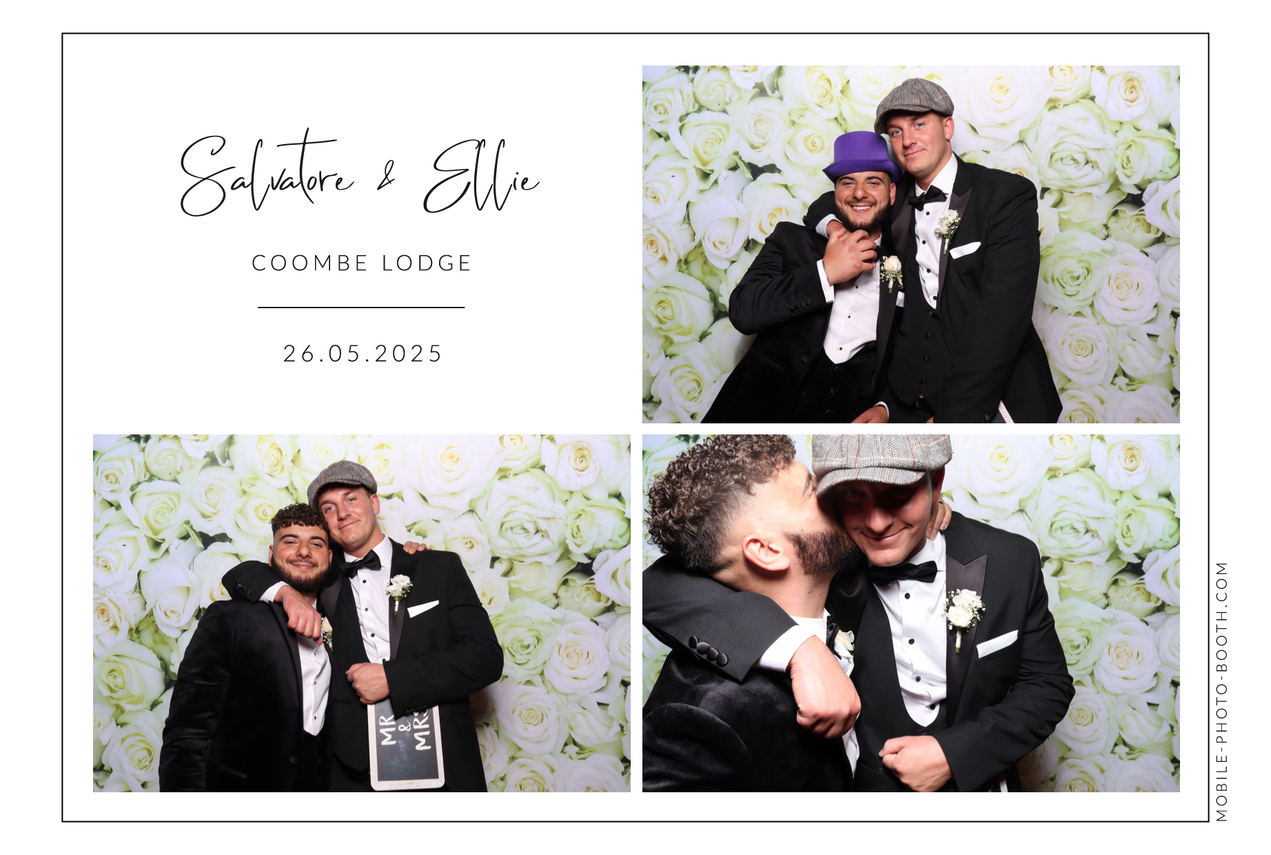 Salvatore & Ellie | View more photos from the event at images.mobile-photo-booth.com/u/MobilePhotoBoothUK/Salvatore-Ellie