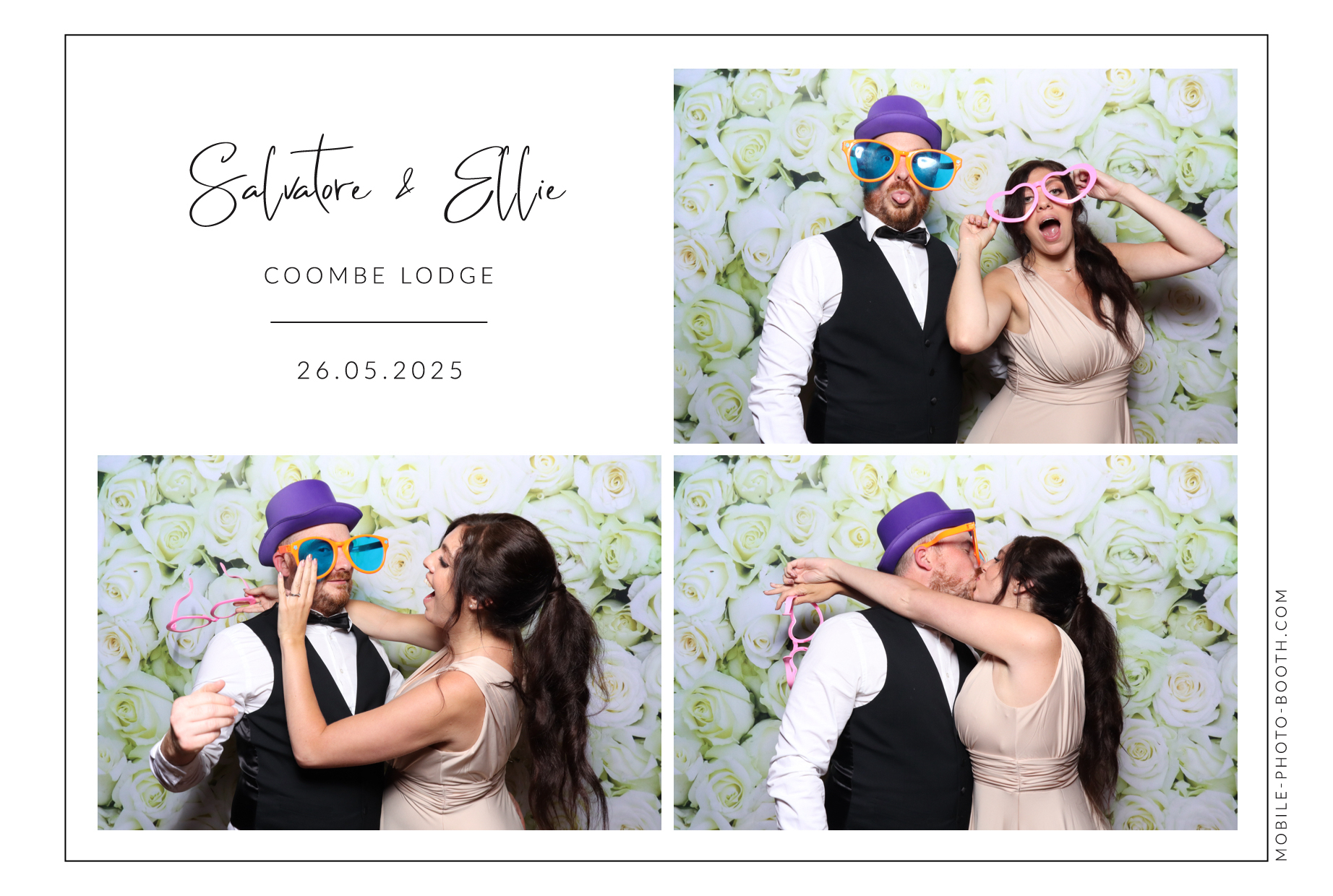 Salvatore & Ellie | View more photos from the event at images.mobile-photo-booth.com/u/MobilePhotoBoothUK/Salvatore-Ellie