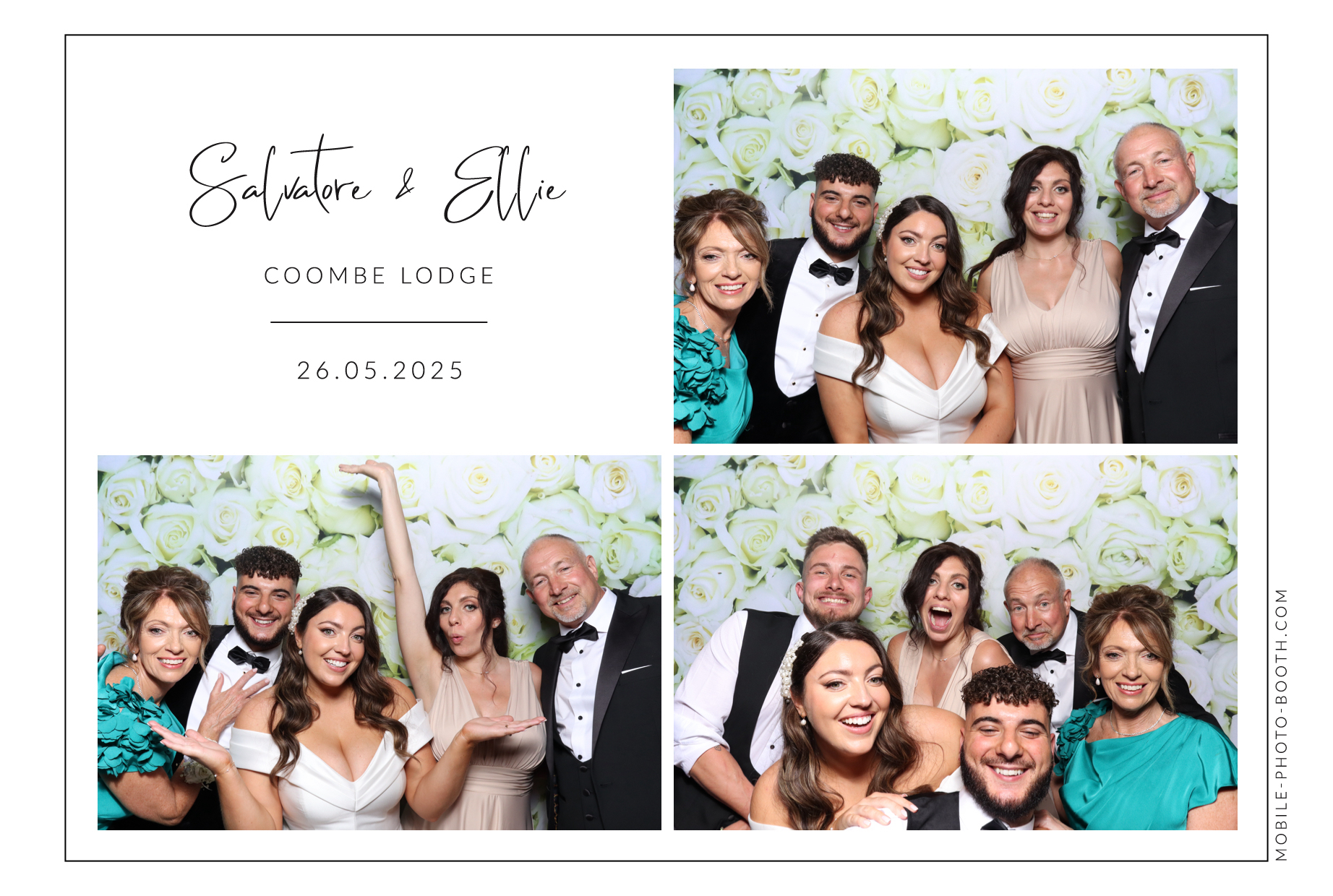 Salvatore & Ellie | View more photos from the event at images.mobile-photo-booth.com/u/MobilePhotoBoothUK/Salvatore-Ellie