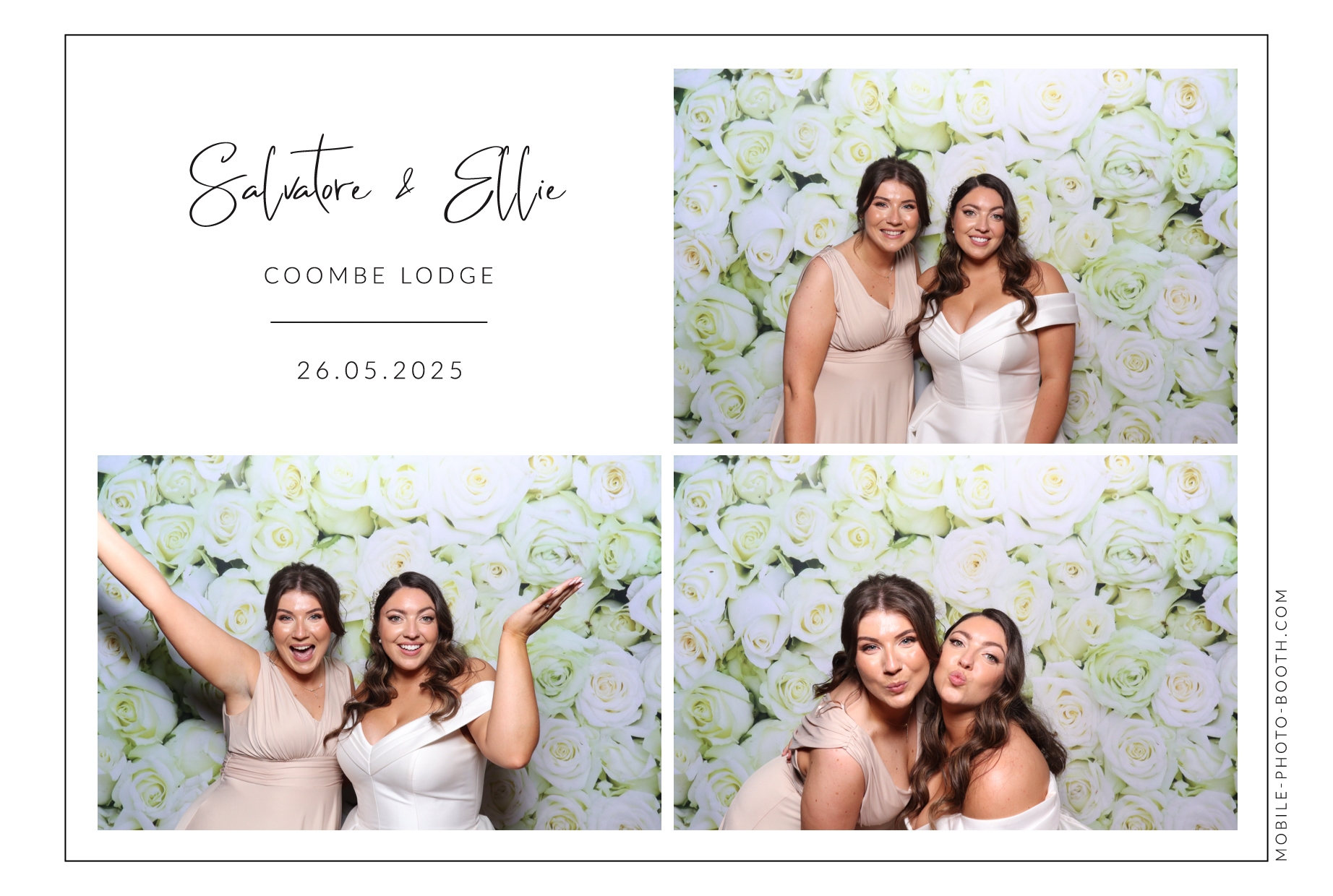 Salvatore & Ellie | View more photos from the event at images.mobile-photo-booth.com/u/MobilePhotoBoothUK/Salvatore-Ellie