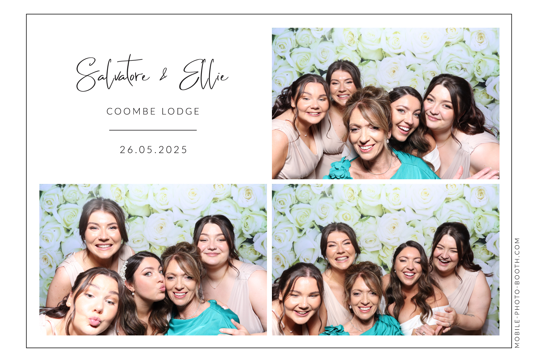 Salvatore & Ellie | View more photos from the event at images.mobile-photo-booth.com/u/MobilePhotoBoothUK/Salvatore-Ellie