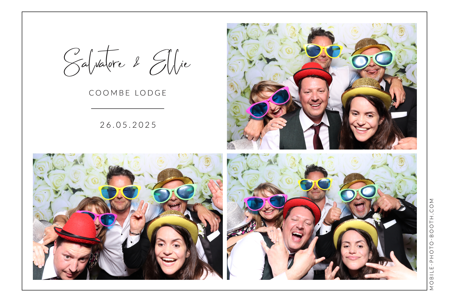 Salvatore & Ellie | View more photos from the event at images.mobile-photo-booth.com/u/MobilePhotoBoothUK/Salvatore-Ellie