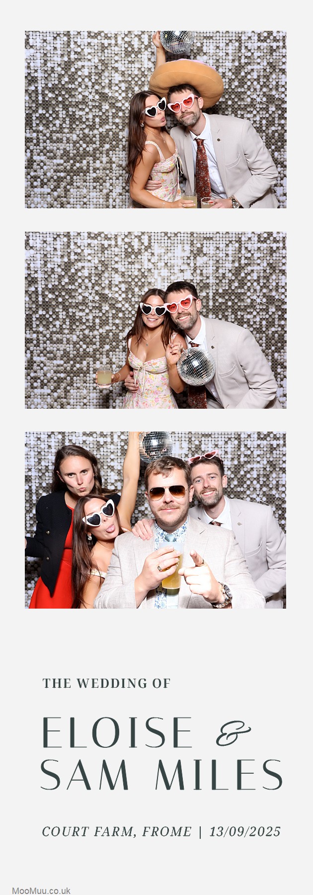 Eloise & Sam | View more photos from the event at v1.boothgallery.com/u/MooMuu-Photo-Booths/Eloise-Sam