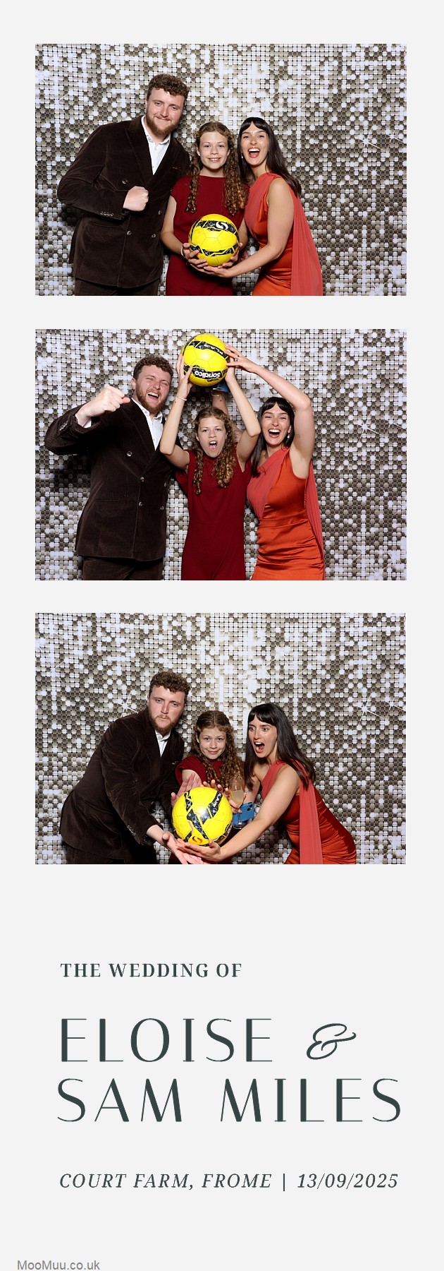 Eloise & Sam | View more photos from the event at v1.boothgallery.com/u/MooMuu-Photo-Booths/Eloise-Sam