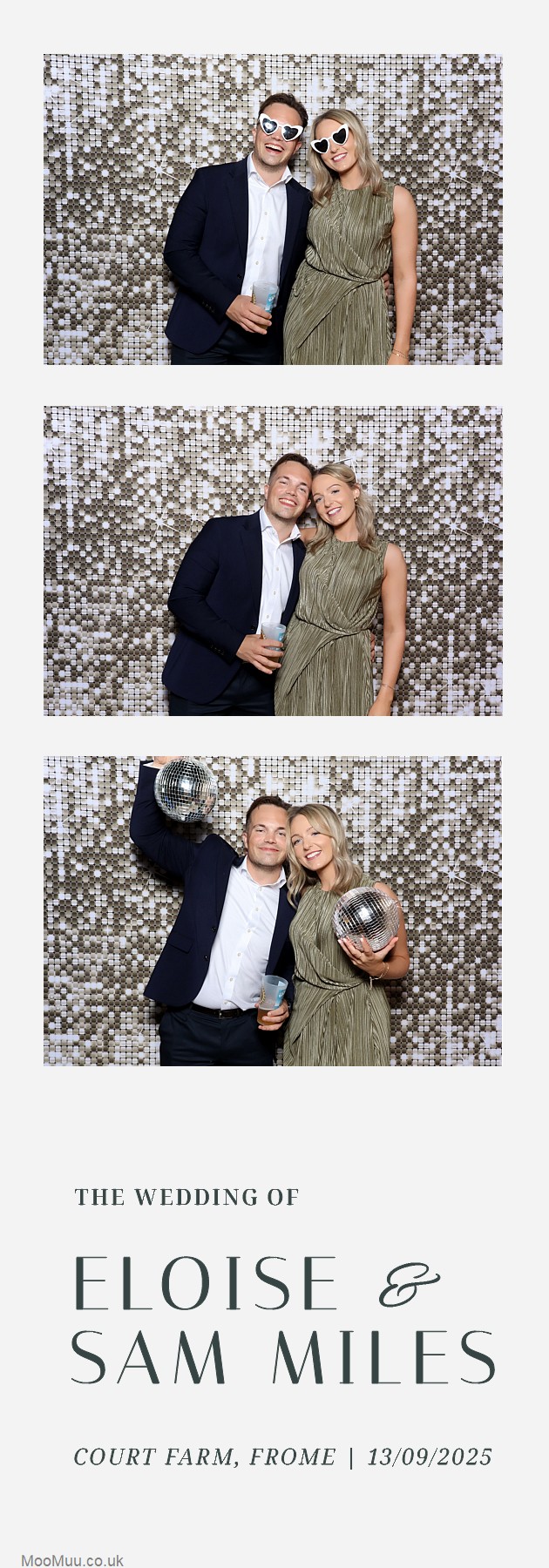 Eloise & Sam | View more photos from the event at v1.boothgallery.com/u/MooMuu-Photo-Booths/Eloise-Sam