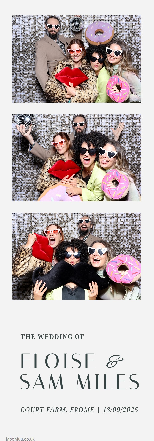 Eloise & Sam | View more photos from the event at v1.boothgallery.com/u/MooMuu-Photo-Booths/Eloise-Sam