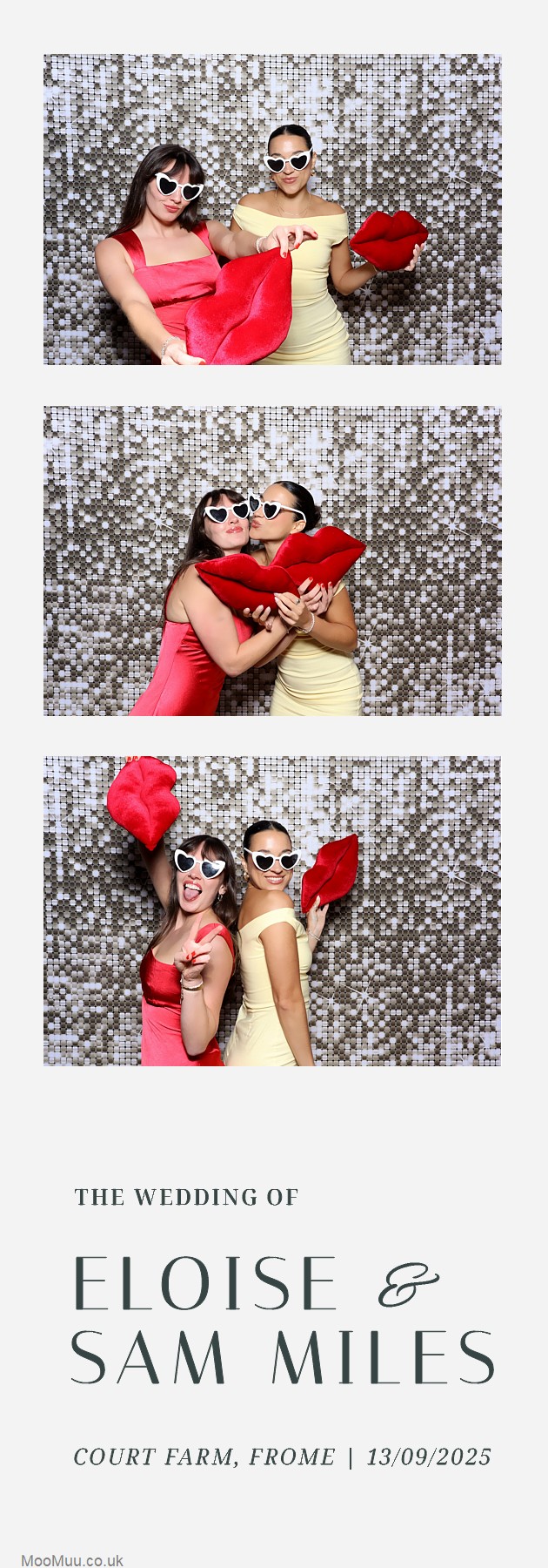 Eloise & Sam | View more photos from the event at v1.boothgallery.com/u/MooMuu-Photo-Booths/Eloise-Sam