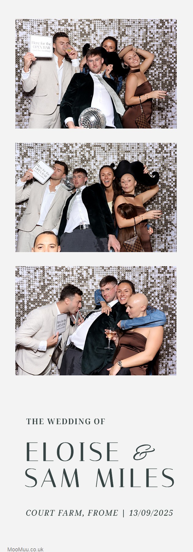 Eloise & Sam | View more photos from the event at v1.boothgallery.com/u/MooMuu-Photo-Booths/Eloise-Sam