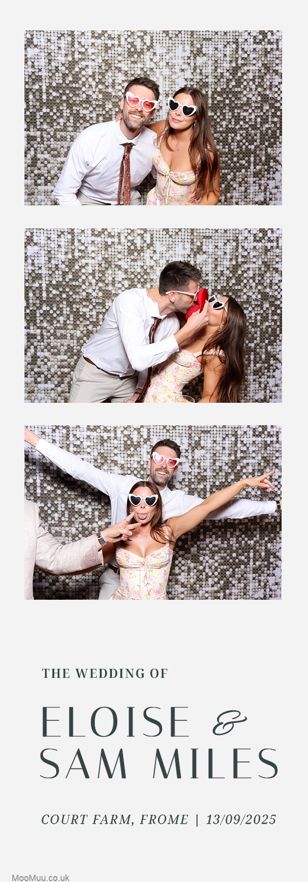 Eloise & Sam | View more photos from the event at v1.boothgallery.com/u/MooMuu-Photo-Booths/Eloise-Sam