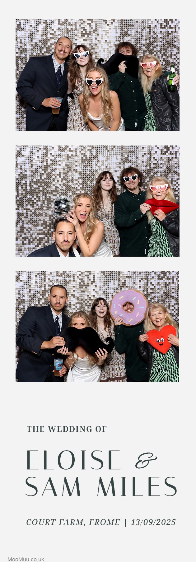 Eloise & Sam | View more photos from the event at v1.boothgallery.com/u/MooMuu-Photo-Booths/Eloise-Sam