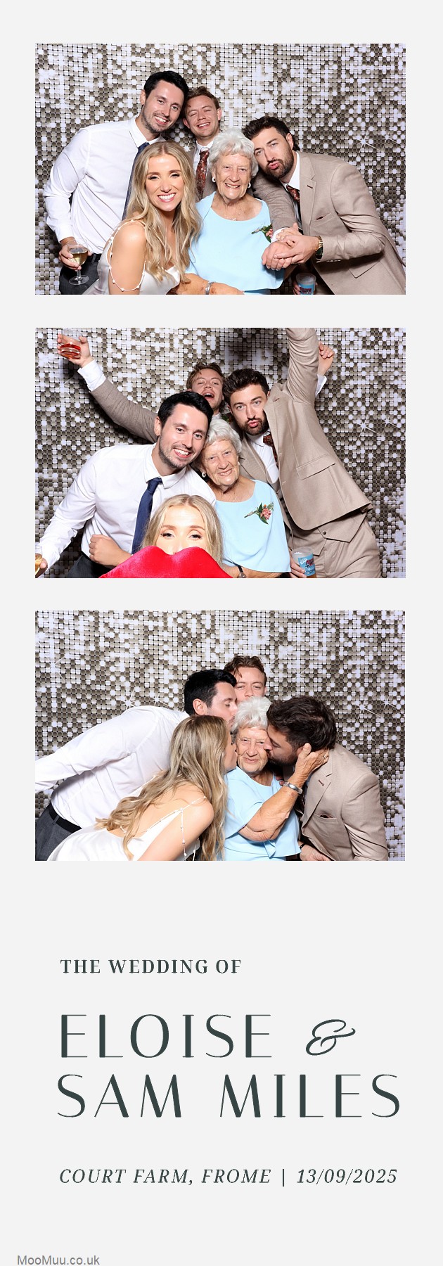 Eloise & Sam | View more photos from the event at v1.boothgallery.com/u/MooMuu-Photo-Booths/Eloise-Sam