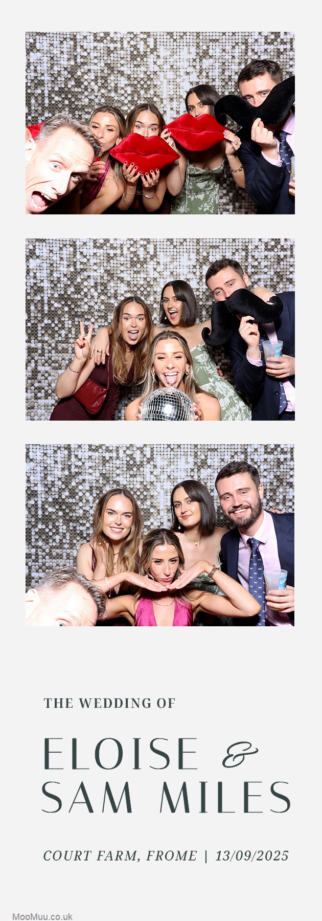 Eloise & Sam | View more photos from the event at v1.boothgallery.com/u/MooMuu-Photo-Booths/Eloise-Sam