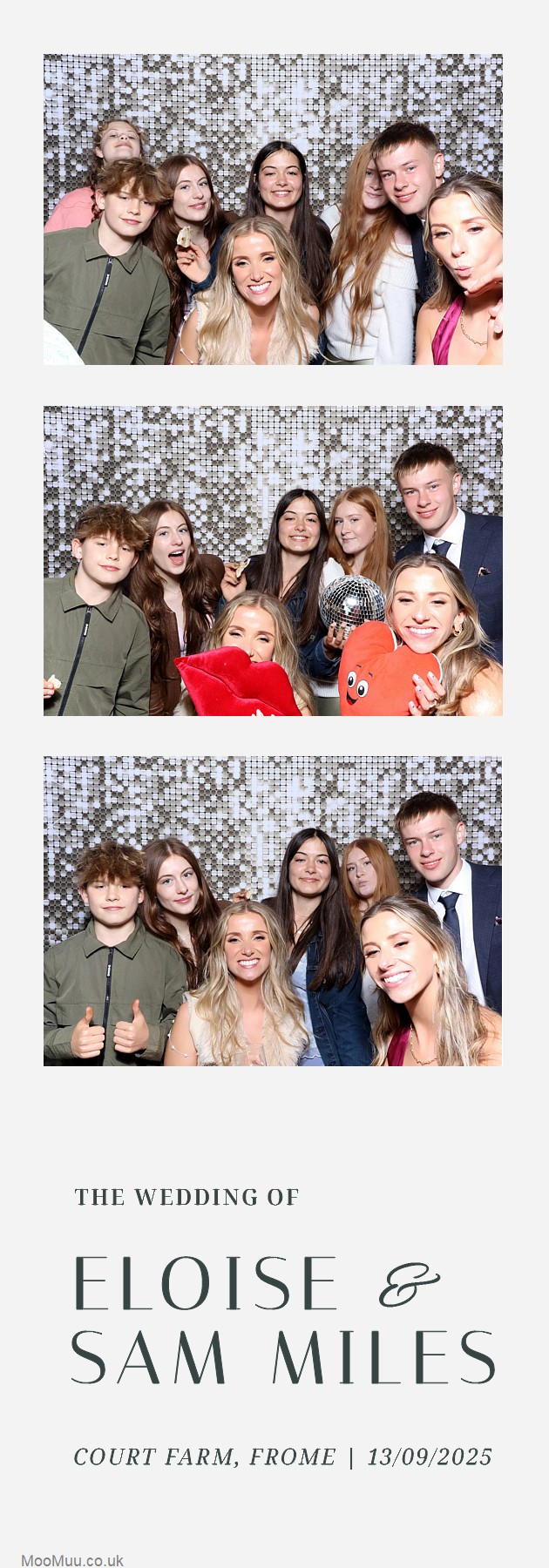 Eloise & Sam | View more photos from the event at v1.boothgallery.com/u/MooMuu-Photo-Booths/Eloise-Sam