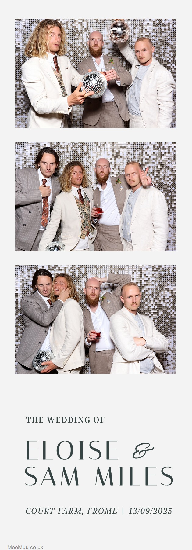 Eloise & Sam | View more photos from the event at v1.boothgallery.com/u/MooMuu-Photo-Booths/Eloise-Sam
