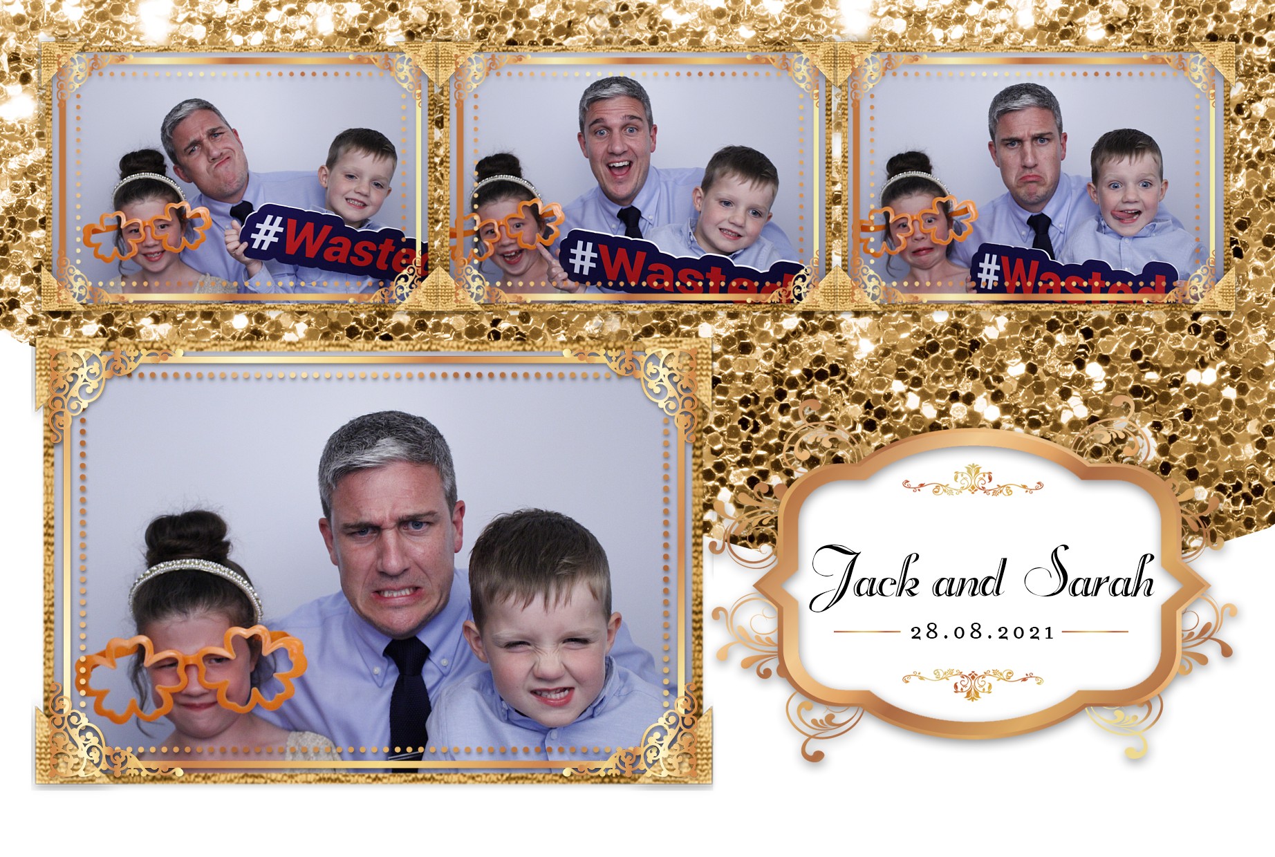 Jack and Sarah's Wedding  | View more photos from the event at gallery.myphotoboothexperience.co.uk/u/MyPhotoBoothExperienceLtd/Jack-and-Sarahs-Wedding