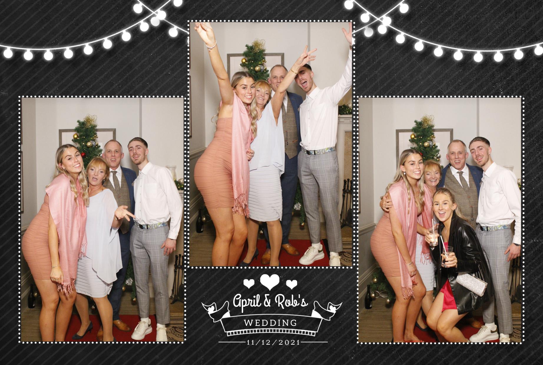 April & Rob's Wedding  | View more photos from the event at gallery.myphotoboothexperience.co.uk/u/MyPhotoBoothExperienceLtd/April-Robs-Wedding