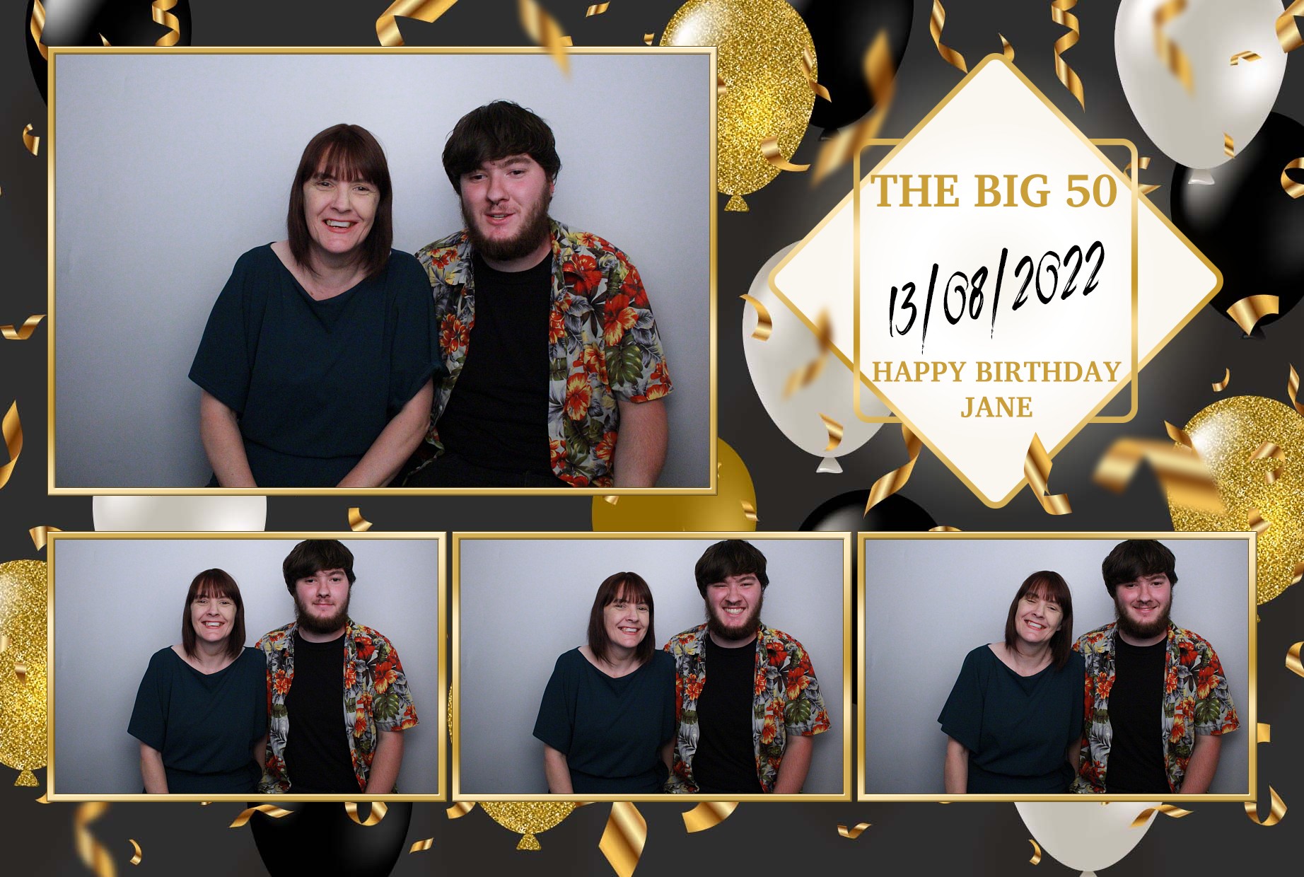 Jane's 50th Birthday  | View more photos from the event at gallery.myphotoboothexperience.co.uk/u/MyPhotoBoothExperienceLtd/Janes-50th-Birthday