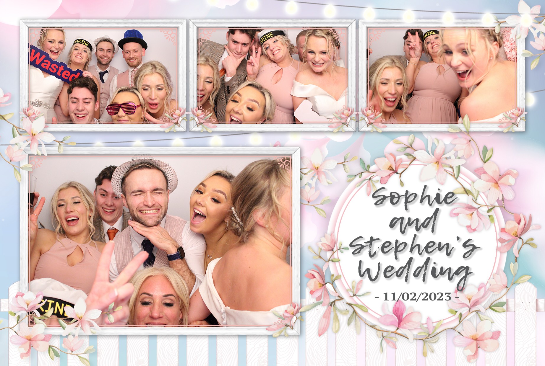 Sophie & Stephen's Wedding | View more photos from the event at gallery.myphotoboothexperience.co.uk/u/MyPhotoBoothExperienceLtd/Sophie-Stephens-Wedding