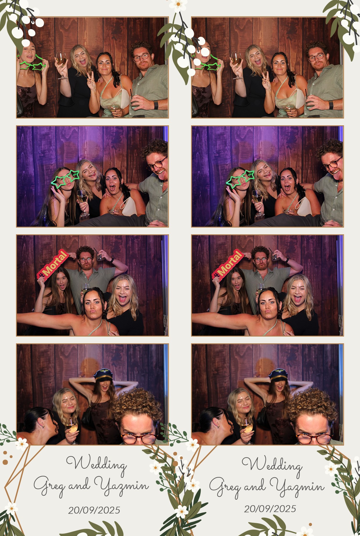 Grey and Yasmin's Wedding | View more photos from the event at gallery.myphotoboothexperience.co.uk/u/MyPhotoBoothExperienceLtd/Grey-and-Yasmins-Wedding