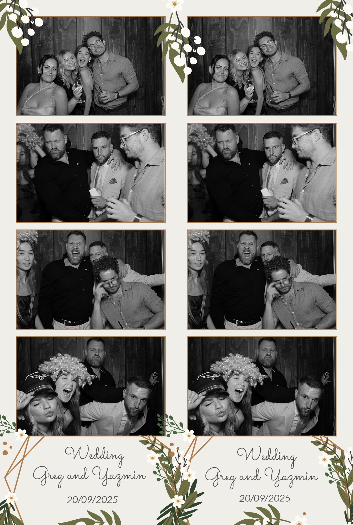 Grey and Yasmin's Wedding | View more photos from the event at gallery.myphotoboothexperience.co.uk/u/MyPhotoBoothExperienceLtd/Grey-and-Yasmins-Wedding