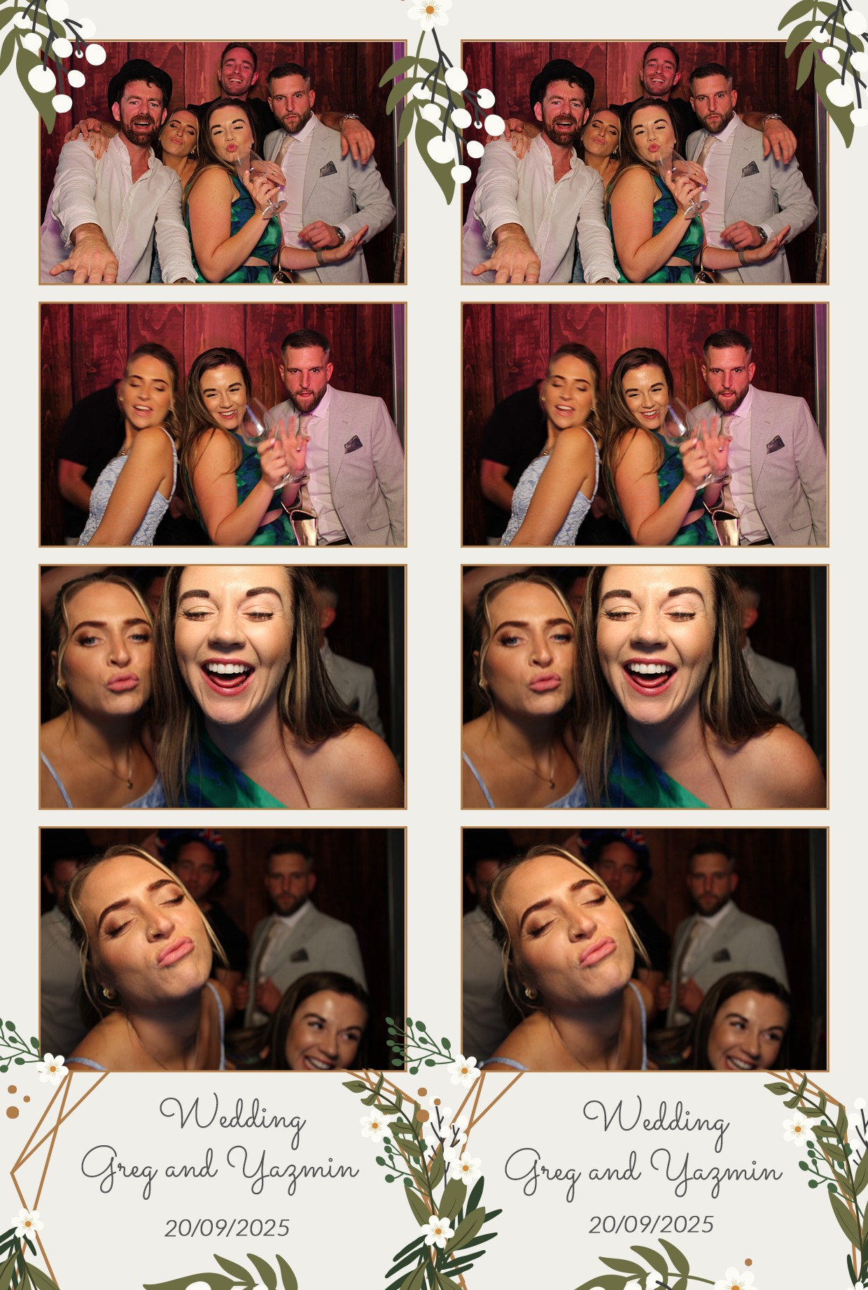 Grey and Yasmin's Wedding | View more photos from the event at gallery.myphotoboothexperience.co.uk/u/MyPhotoBoothExperienceLtd/Grey-and-Yasmins-Wedding