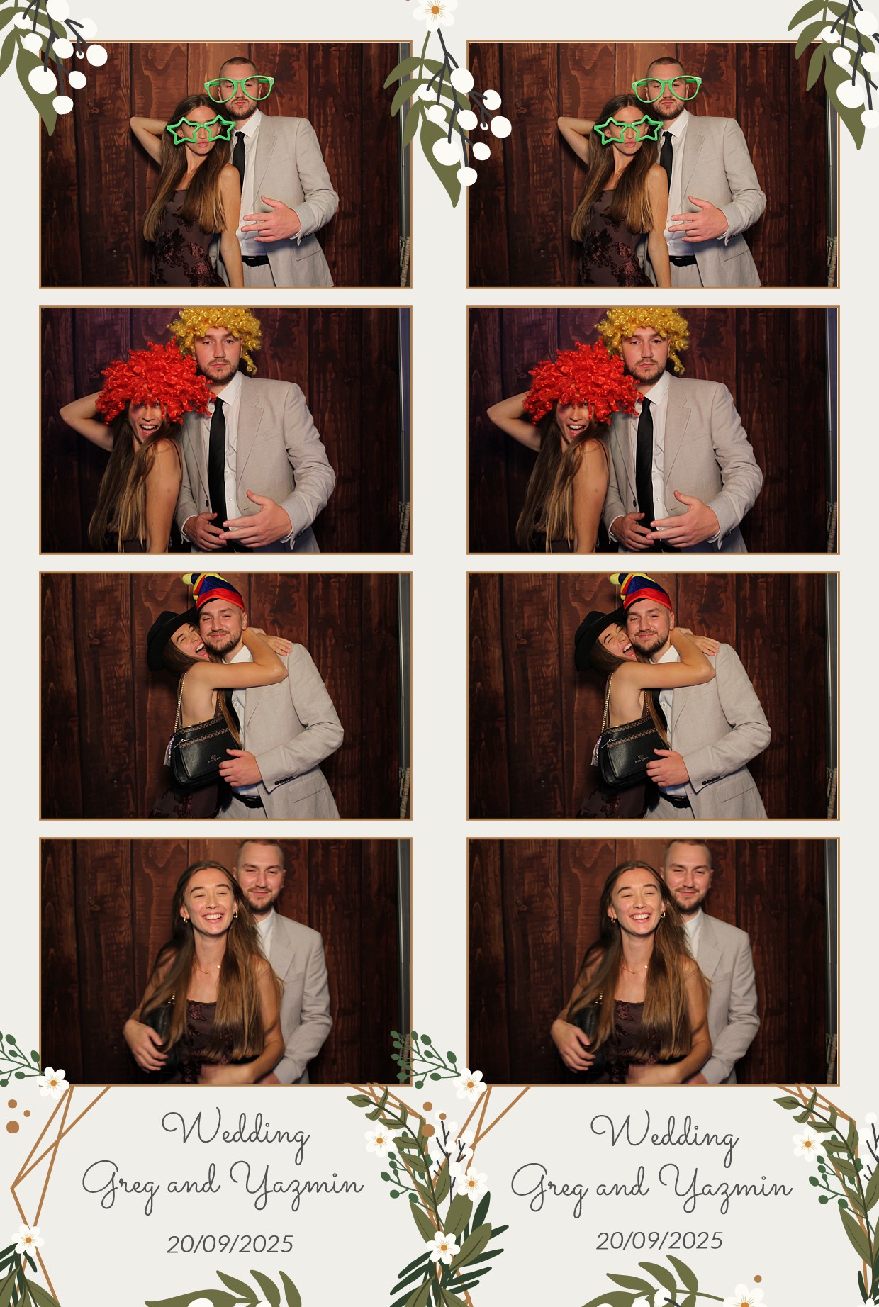 Grey and Yasmin's Wedding | View more photos from the event at gallery.myphotoboothexperience.co.uk/u/MyPhotoBoothExperienceLtd/Grey-and-Yasmins-Wedding