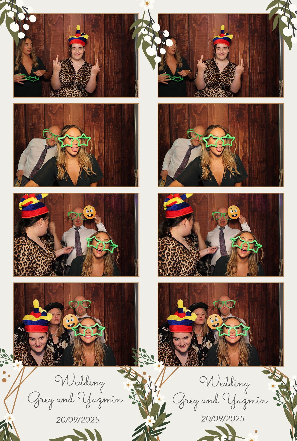 Grey and Yasmin's Wedding | View more photos from the event at gallery.myphotoboothexperience.co.uk/u/MyPhotoBoothExperienceLtd/Grey-and-Yasmins-Wedding
