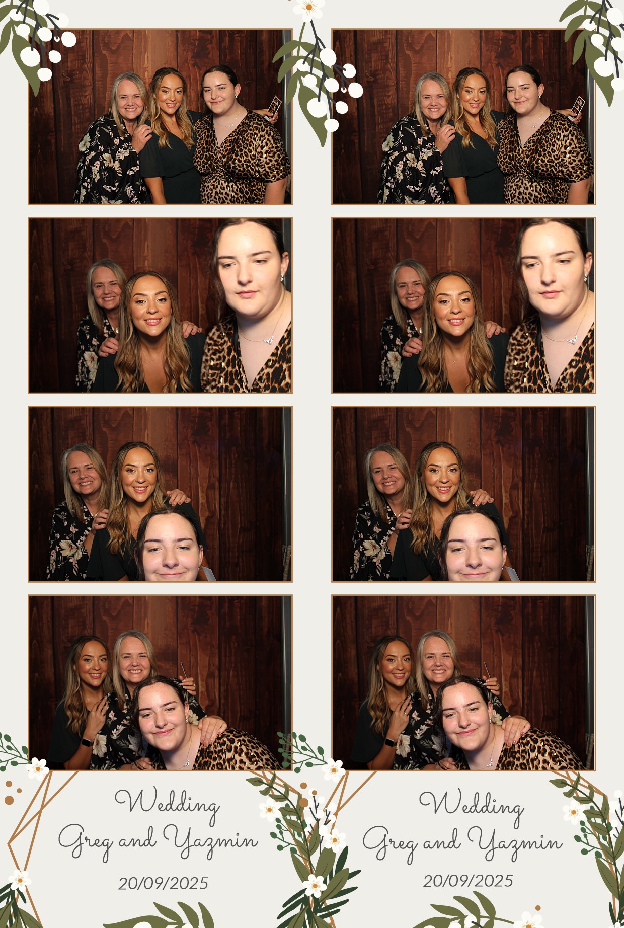 Grey and Yasmin's Wedding | View more photos from the event at gallery.myphotoboothexperience.co.uk/u/MyPhotoBoothExperienceLtd/Grey-and-Yasmins-Wedding