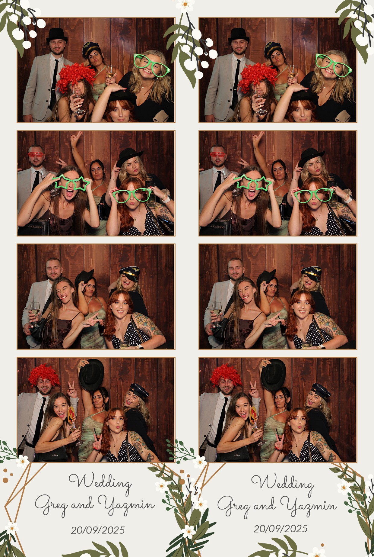 Grey and Yasmin's Wedding | View more photos from the event at gallery.myphotoboothexperience.co.uk/u/MyPhotoBoothExperienceLtd/Grey-and-Yasmins-Wedding
