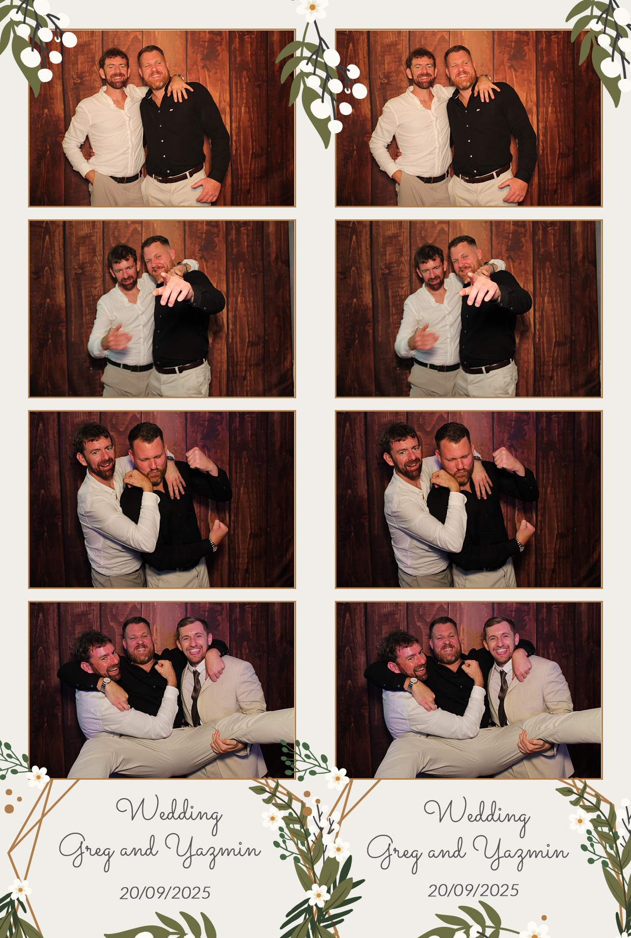 Grey and Yasmin's Wedding | View more photos from the event at gallery.myphotoboothexperience.co.uk/u/MyPhotoBoothExperienceLtd/Grey-and-Yasmins-Wedding