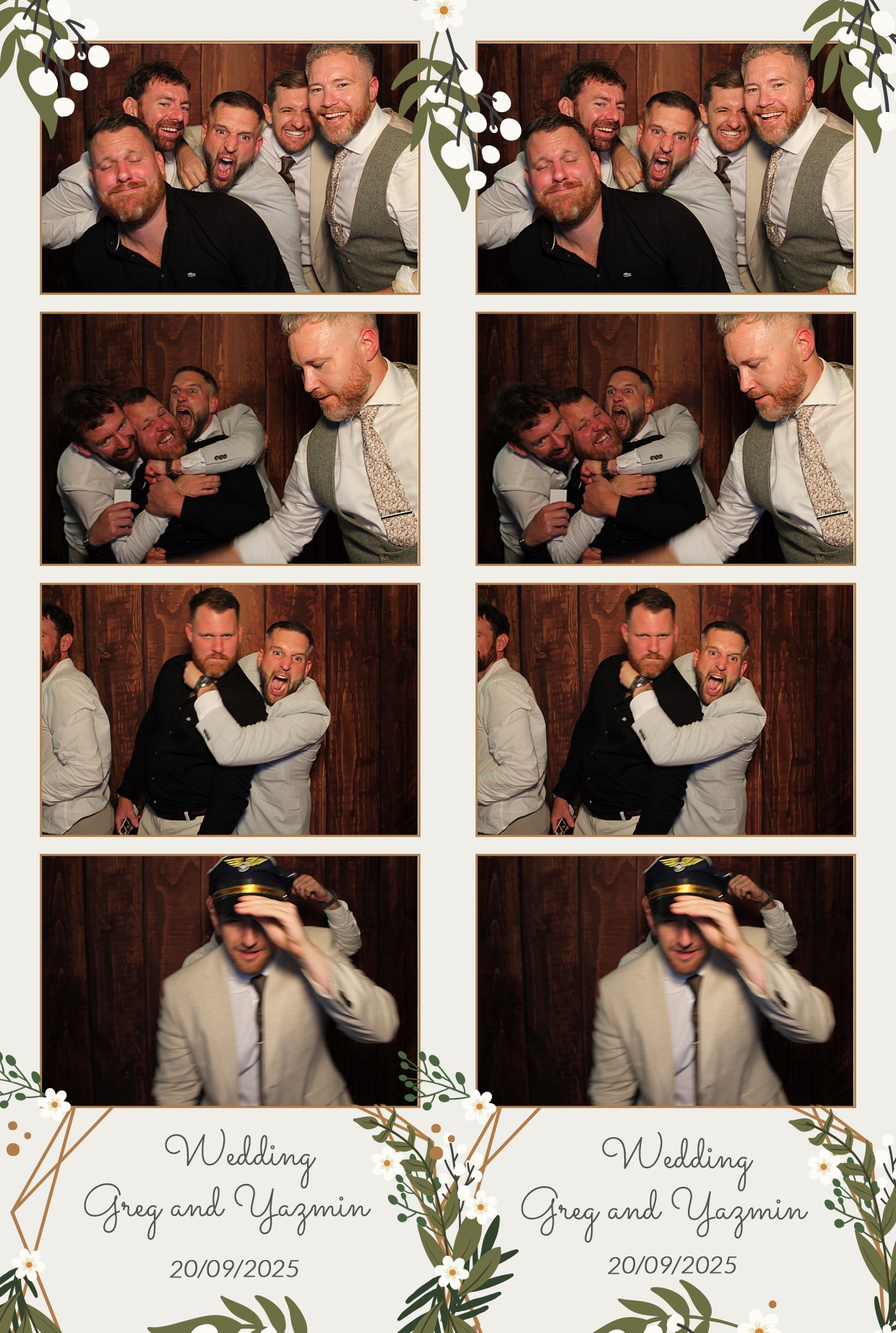 Grey and Yasmin's Wedding | View more photos from the event at gallery.myphotoboothexperience.co.uk/u/MyPhotoBoothExperienceLtd/Grey-and-Yasmins-Wedding